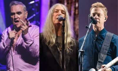 Morrissey, Patti Smith y Paul Banks de Interpol. Foto: Mariano Regidor/Rob Kim/Mauricio Santana/Getty Images