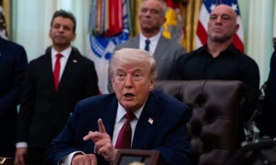 El presidende de Estados Unidos, Donald Trump, este sábado en la Casa Blanca. Allison Robbert - Pool via CNP (Allison Robbert - Pool via CNP )