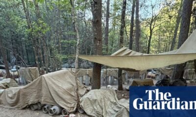 Esta imagen de archivo liberada por la oficina del fiscal general de Chihuahua muestra un campamento y supuesto laboratorio de drogas ubicado a aproximadamente nueve horas de la ciudad de Chihuahua, México, el 18 de abril de 2026. Foto: Oficina del Fiscal General de Chihuahua/AFP/Getty Images