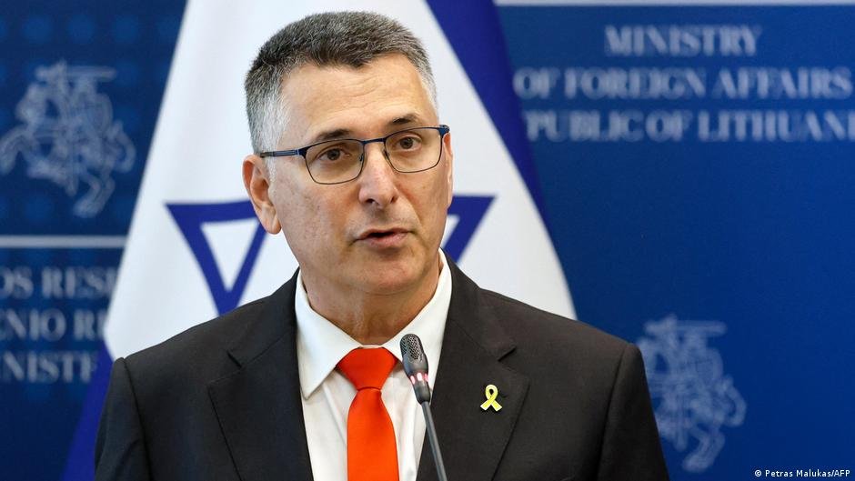 Gideon Saar, ministro de Relaciones Exteriores de Israel (imagen de archivo) Imagen: Petras Malukas/AFP