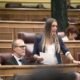 La portavoz de Junts en el Congreso, Míriam Nogueras, durante la sesión de control este miércoles. Foto: Jesús Hellín (Europa Press)