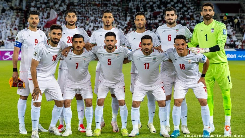 Los jugadores de la selección de Irán posan para una foto de equipo antes del partido de la tercera ronda del Grupo A de las Clasificaciones Asiáticas de la AFC para la Copa Mundial de la FIFA 2026. (Archivo: 05.06.2025) Imagen: Noushad Thekkayil/NurPhoto/picture alliance