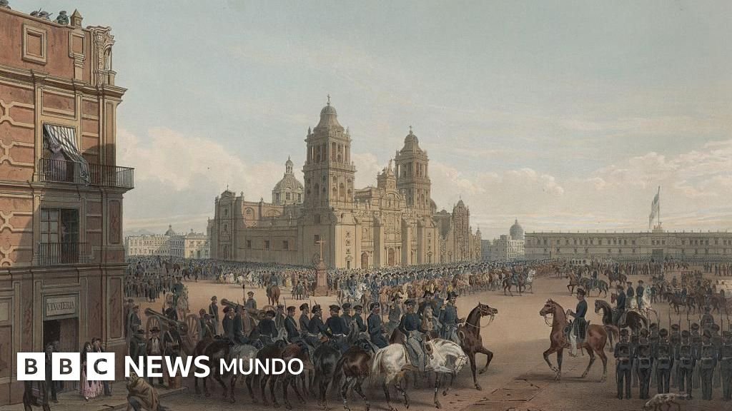 La bandera estadounidense fue izada en el Zócalo de Ciudad de México el 14 de septiembre de 1847.