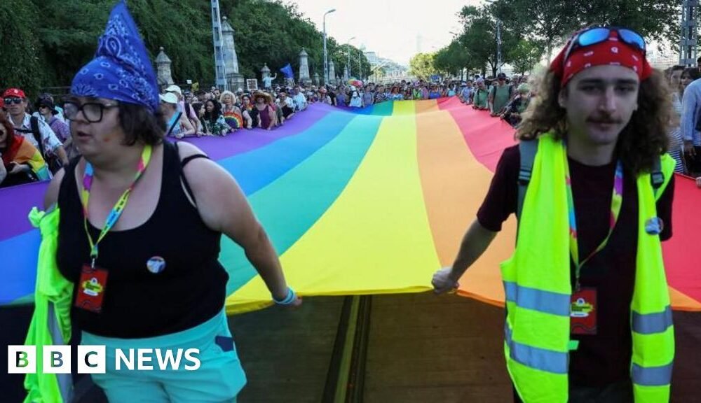 La ley antilgbt de Hungría prohibió la marcha del Orgullo de Budapest en 2025, pero esta se llevó a cabo de todas formas