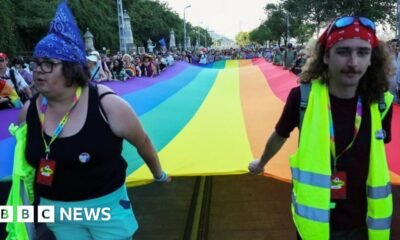 La ley antilgbt de Hungría prohibió la marcha del Orgullo de Budapest en 2025, pero esta se llevó a cabo de todas formas