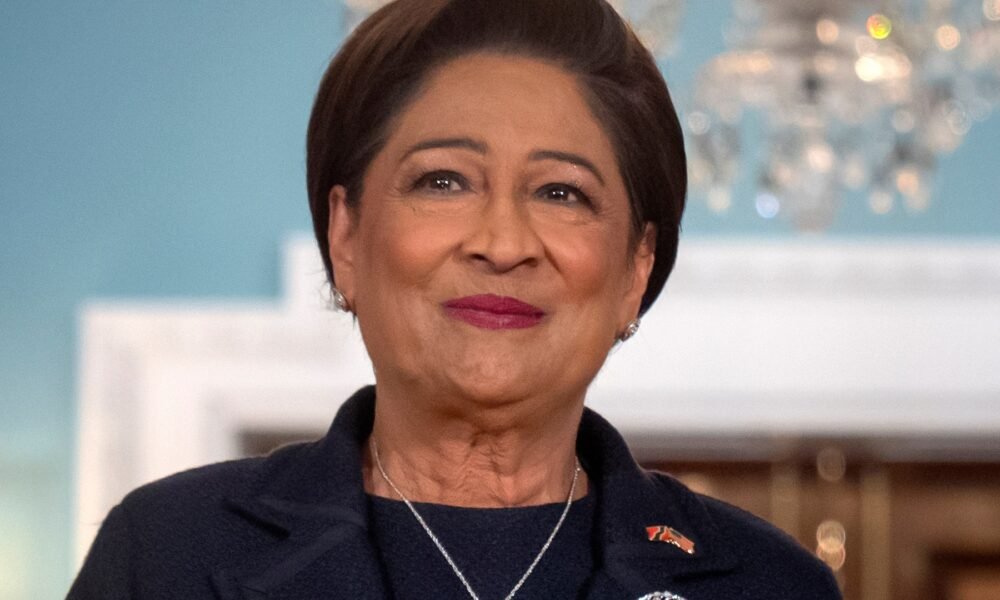 Trinidad and Tobago Prime Minister Kamla Persad-Bissessar has taken a hard line against criminal networks in her country [Mark Schiefelbein/AP Photo]