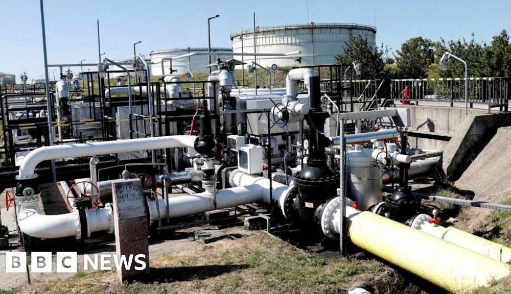 El suministro de petróleo a través del oleoducto Druzhba hacia Hungría y Eslovaquia se interrumpió al final de enero (foto archivada)