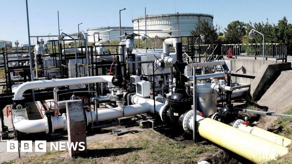 El suministro de petróleo a través del oleoducto Druzhba hacia Hungría y Eslovaquia se interrumpió al final de enero (foto archivada)