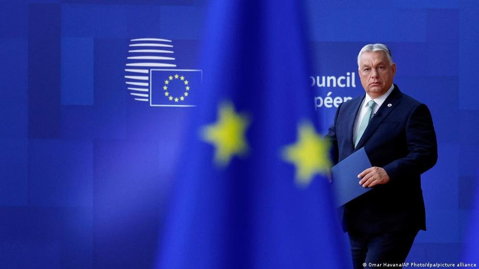 Mayo de 2025: Viktor Orbán en una cumbre europea. Imagen: Omar Havana/AP Photo/dpa/picture alliance