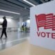 Votantes en Virginia aprobaron un plan para redistribuir el mapa congresional del estado Foto: Win McNamee/Getty Images/AFP