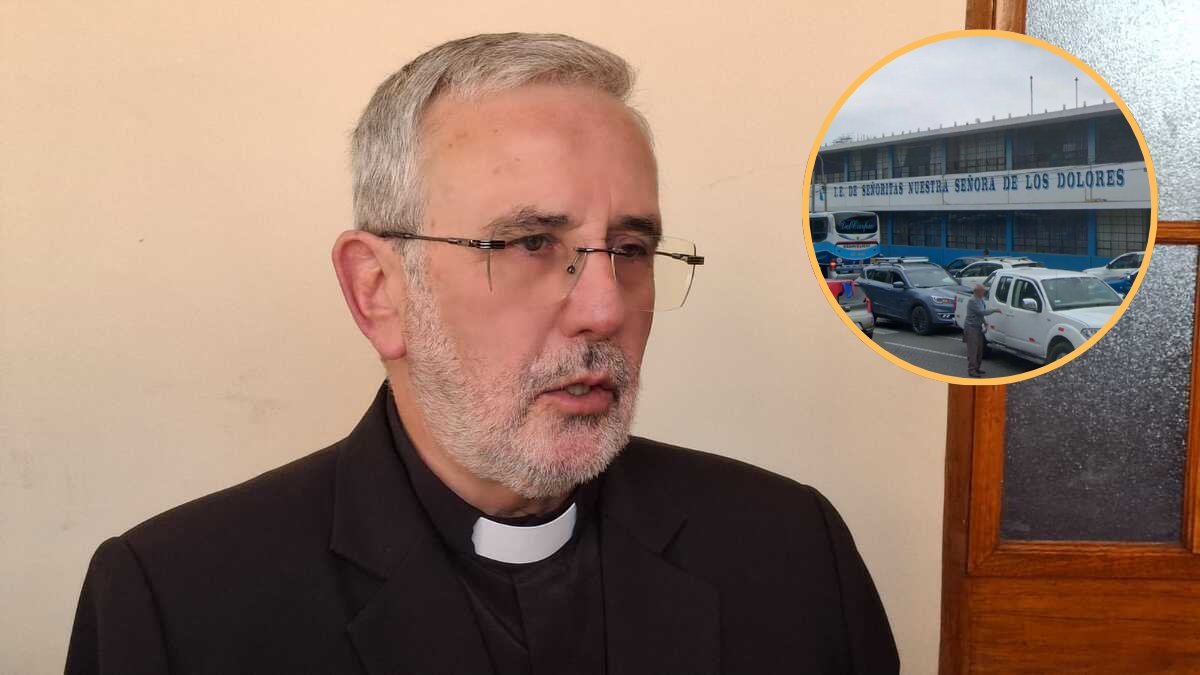 pronuncia arzobispado colegio Nuestra — El arzobispo se pronuncia sobre la situación del colegio Nuestra Señora de los Dolores tras la protesta de los padres. Foto de: El Búho
