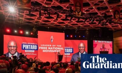 elecciones generales — Un encuentro electoral de Movimiento Nacional Libre. El partido de oposición de las Bahamas está campaña con el lema ‘Salven nuestra soberanía’