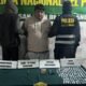 extorsionador Kenyiman Lima Sur — Las autoridades exhiben los bienes incautados tras la detención de un extorsionador en Lima Sur. Foto de: Perú21