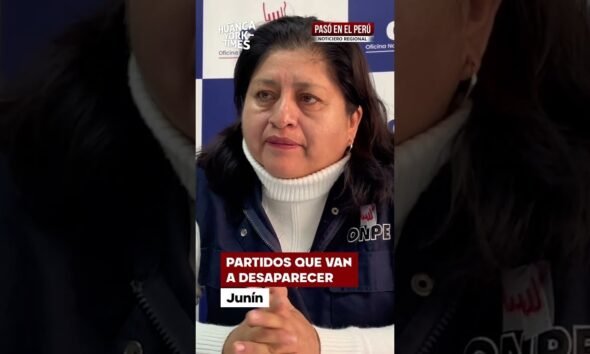 La mujer habla sobre la crisis electoral y los partidos que podrían desaparecer en la región de Junín. Foto de: El Búho