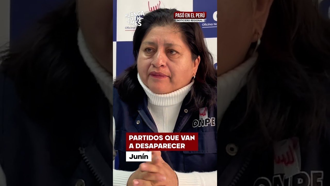 La mujer habla sobre la crisis electoral y los partidos que podrían desaparecer en la región de Junín. Foto de: El Búho