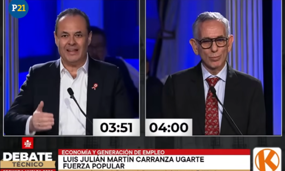 Debate presidencial — Imagen de la cobertura sobre Debate entre construir y destruir. Foto de: Perú21