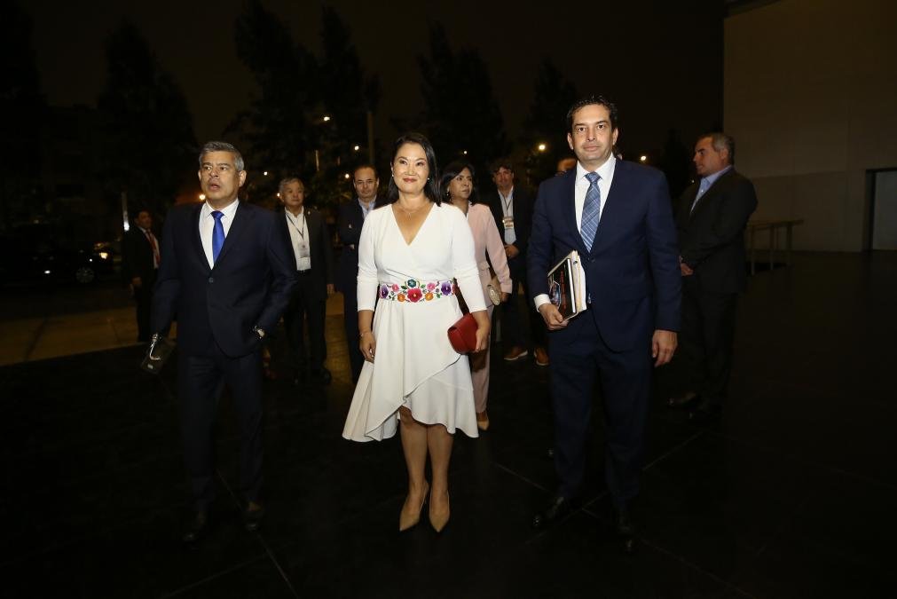 Imagen de la cobertura sobre Keiko Fujimori increpa a Sánchez: ¿Va a estar Antauro Humala, "asesino de policí. Foto de: Perú21