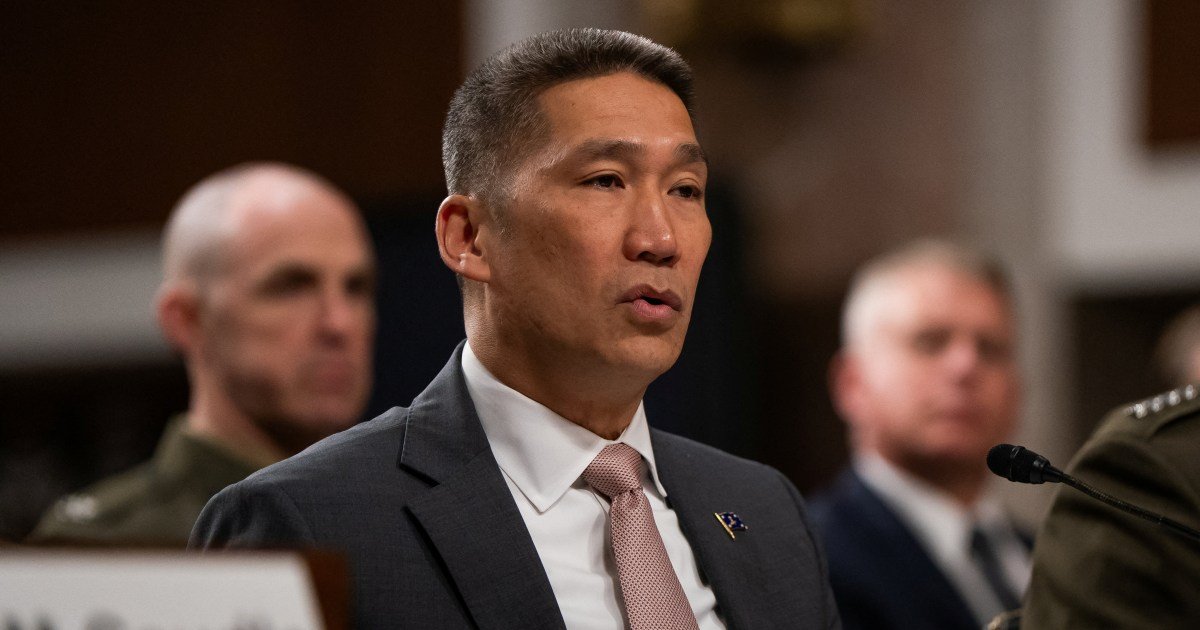 mil millones — El Secretario Interino de la Marina de EE. UU., Hung Cao, habla durante una audiencia del Senado sobre la defensa, tema clave en las ventas de armas. Foto de: Elizabeth Frantz/Reuters