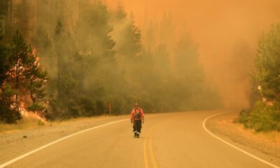 Expertos advierten — El humo visible en el bosque ilustra la amenaza de incendios y eventos climáticos extremos que advierten los científicos. Foto de: Mongabay Perú
