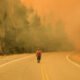 Expertos advierten — El humo visible en el bosque ilustra la amenaza de incendios y eventos climáticos extremos que advierten los científicos. Foto de: Mongabay Perú