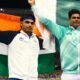 India entrada atletas — Bajo las nuevas reglas del ministerio de deportes de India anunciadas el miércoles, atletas paquistaníes como Arshad Nadeem, quien ganó la medalla de oro en lanzamiento de jabalina, podrían viajar a India para competir en torneos internacionales de deportes [Foto: Kai Pfaffenbach/Reuters]