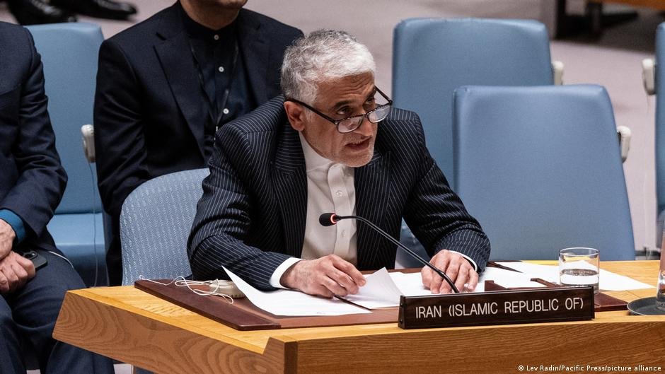 resolución Ormuz Irán — El represntante de Irán ante la ONU.. Tomada por: © Lev Radin/Pacific Press/picture alliance