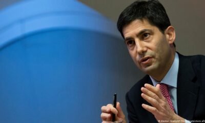 Kevin Warsh, presidente entrante de la Reserva Federal, habla sobre las decisiones de tasas de interés en EE. UU. Foto de: Alastair Grant/AP Photo/dpa/picture alliance