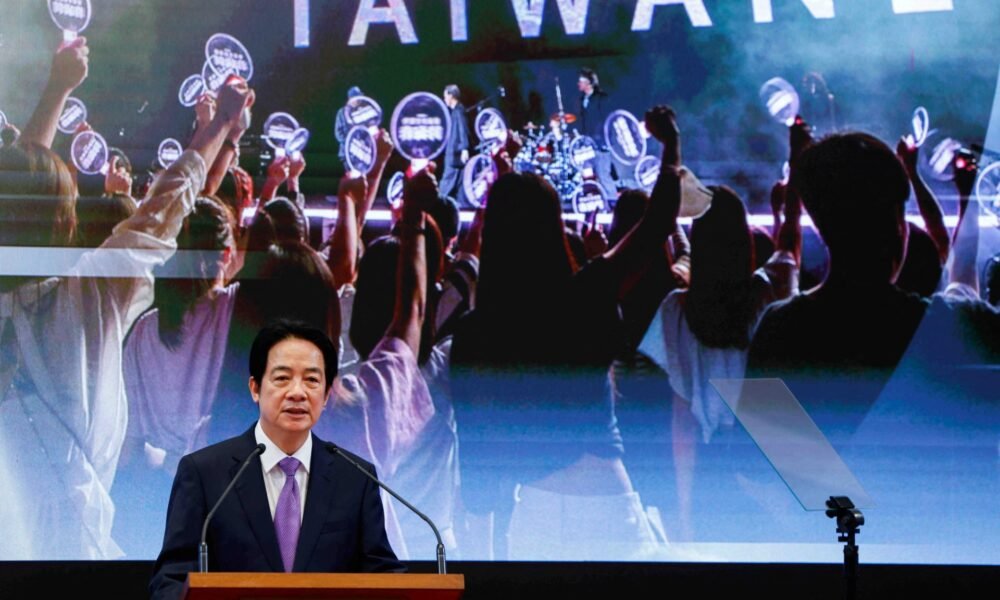 Lai declara futuro — El presidente de Taiwán, Lai, habla en una conferencia de prensa en el edificio presidencial de Taipéi. Foto de: Ann Wang/Reuters