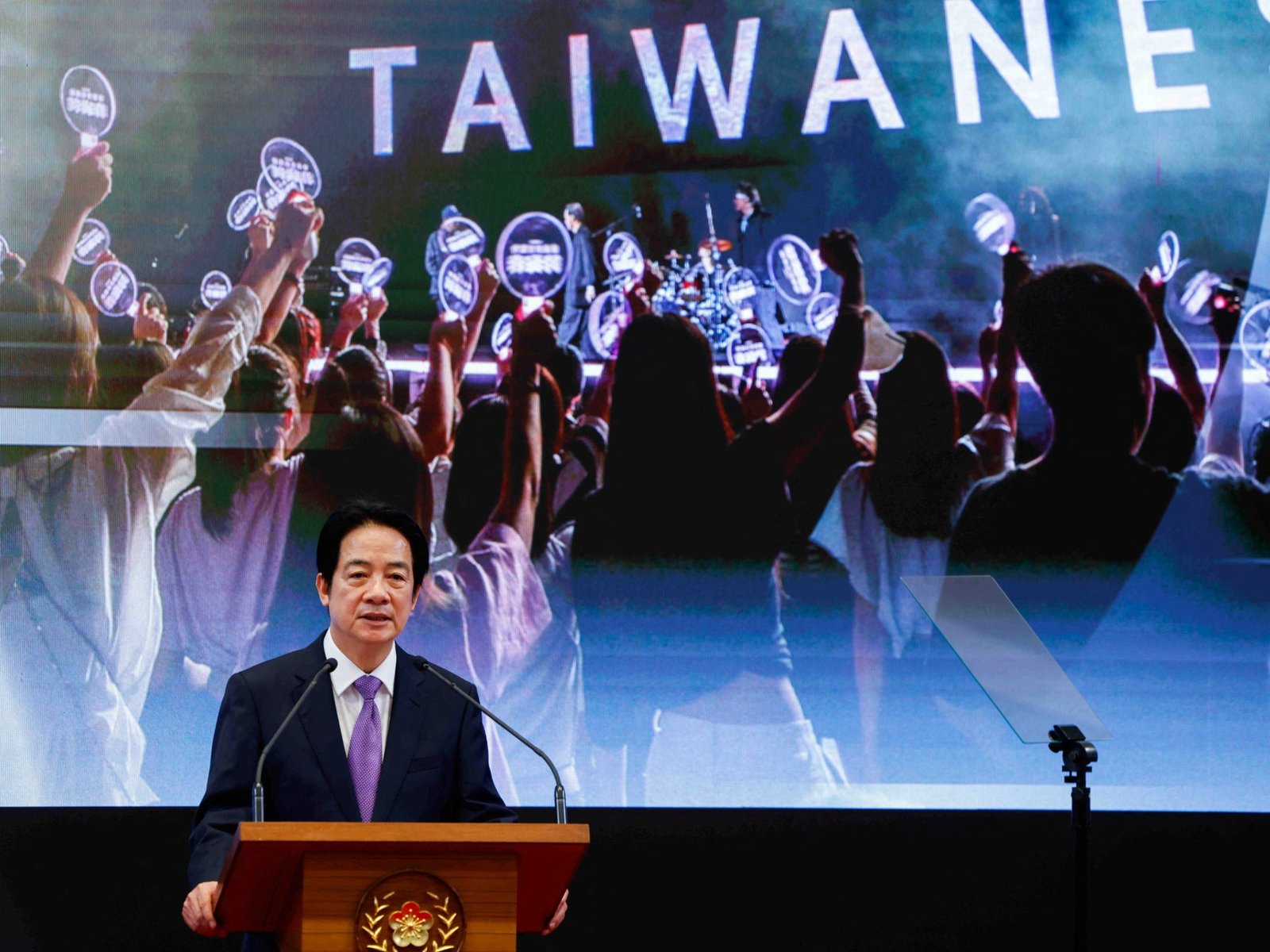 Lai declara futuro — El presidente de Taiwán, Lai, habla en una conferencia de prensa en el edificio presidencial de Taipéi. Foto de: Ann Wang/Reuters