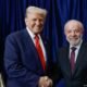 Lula reunirá Trump — Los presidentes de Estados Unidos, Donald Trump (izq), y de Brasil, Luiz Inácio Lula da Silva, volverán a estrechar sus manos el jueves. (Imagen de archivo 26.10.2025) Imagen: Ricardo Stuckert/Presidência da República