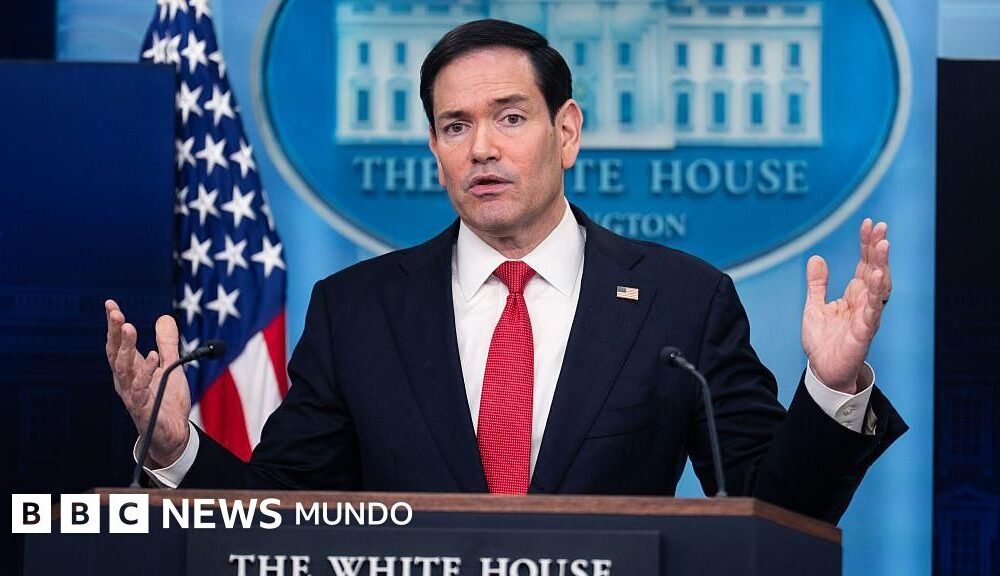 Operación Furia Épica Irán — El secretario de Estado, Marco Rubio, habló ante periodistas en la Casa Blanca.
