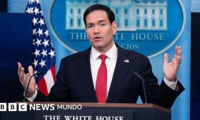 Operación Furia Épica Irán — El secretario de Estado, Marco Rubio, habló ante periodistas en la Casa Blanca.