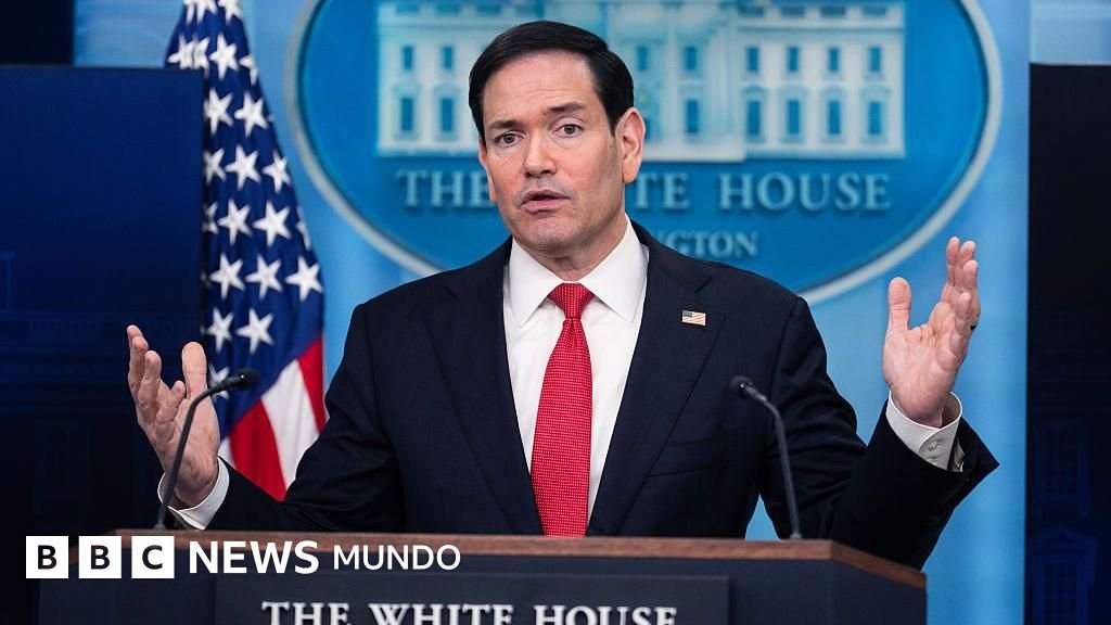 Operación Furia Épica Irán — El secretario de Estado, Marco Rubio, habló ante periodistas en la Casa Blanca.