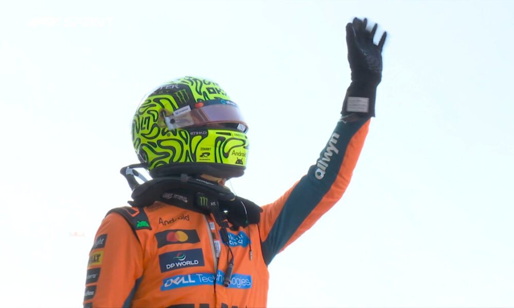 McLaren domina clasificación — Norris celebra la minipole en Miami. F1.com