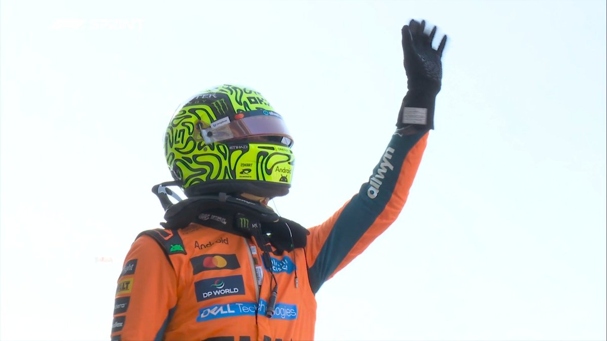 McLaren domina clasificación — Norris celebra la minipole en Miami. F1.com