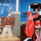 exposición NINGYŌ — Estas Ningyō, muñecas japonesas, son exhibidas en Lima, mostrando la cultura y el arte tradicional de Japón. Foto de: Perú21