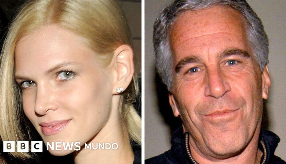 La imagen muestra a Nadia Marcinko, quien fue la novia de Jeffrey Epstein durante siete años. Foto de: Getty Images