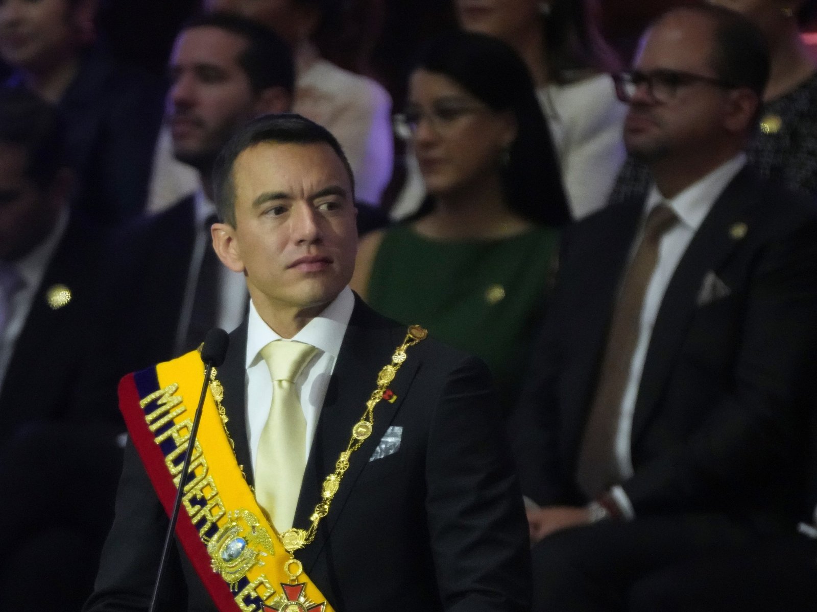 extradiciones Noboa Ecuador — Imagen de la cobertura sobre Ecuador’s Noboa pledges to extradite criminals in State of the Union speech. Foto de: Dolores Ochoa/AP Photo