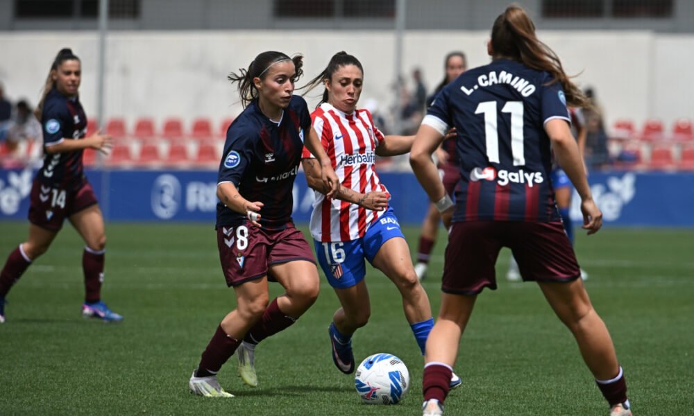 QuinielaLigaFemenina — Imagen del partido entre Atlético y Eibar. EFE