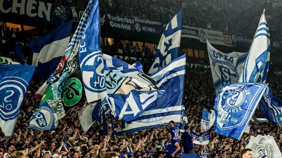 Schalke asegura regreso — Las gradas del Veltins Arena