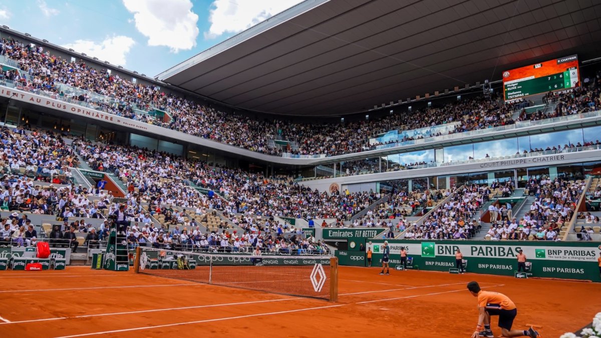 Roland Garros — La pista central Philippe Chatrier de París.. Foto de: Marca