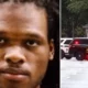 tiroteo cerca Casa Blanca — El presunto responsable del tiroteo es mostrado junto a la escena policial del ataque ocurrido cerca de la Casa Blanca. Foto de: news.google.com
