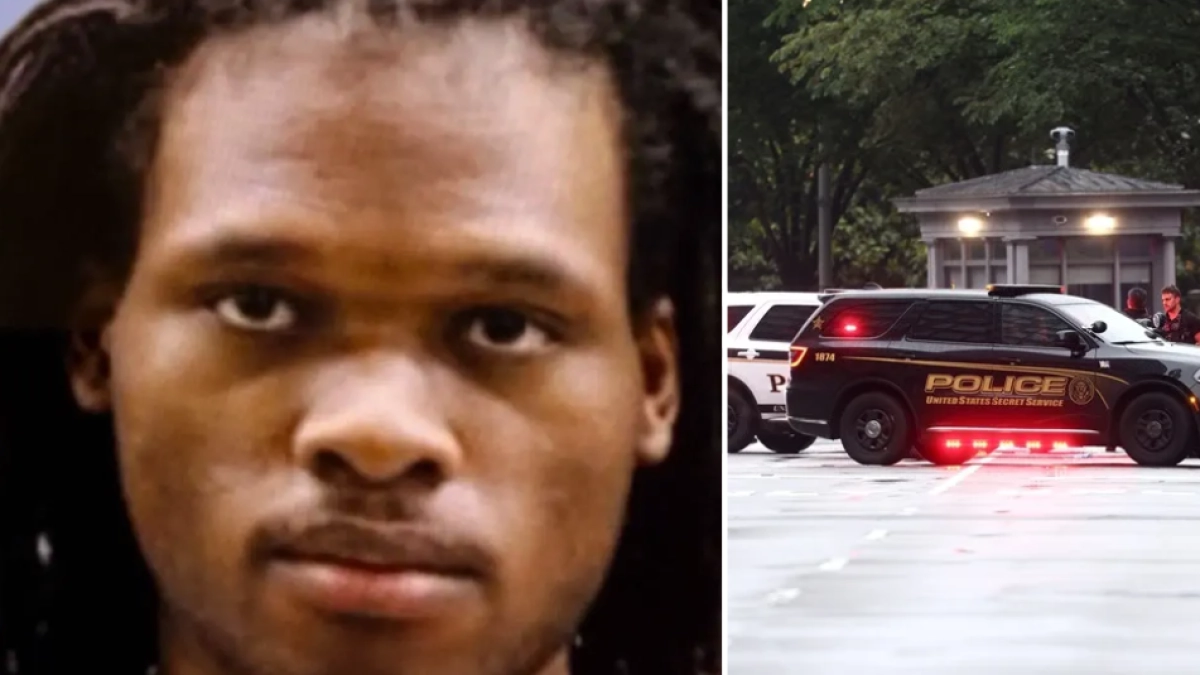 tiroteo cerca Casa Blanca — El presunto responsable del tiroteo es mostrado junto a la escena policial del ataque ocurrido cerca de la Casa Blanca. Foto de: news.google.com