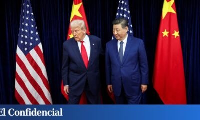 Trump Jinping reúnen — El presidente de EEUU, Donald Trump, y su homólogo chino, Xi Jinping, en octubre de 2025. (Reutres/Evelyn Hockstein)