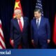 Trump Jinping reúnen — El presidente de EEUU, Donald Trump, y su homólogo chino, Xi Jinping, en octubre de 2025. (Reutres/Evelyn Hockstein)