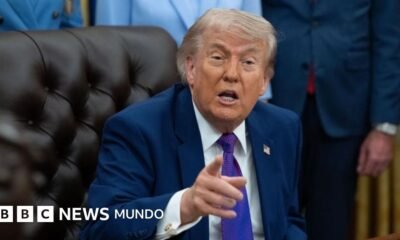 Trump rechaza propuesta — Donald Trump se dirige a periodistas en el Despacho Oval
