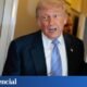 ataque militar — Imagen de la cobertura sobre Trump anuncia que suspende un ataque planeado contra Irán a petición de sus alia. Foto de: Reuters/Evan Vucci
