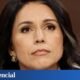 Tulsi Gabbard, la directora de Inteligencia Nacional de EEUU, es retratada en un momento en que anuncia su renuncia. Foto de: Reuters/Kevin Lamarque