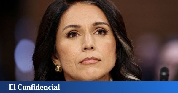 Tulsi Gabbard, la directora de Inteligencia Nacional de EEUU, es retratada en un momento en que anuncia su renuncia. Foto de: Reuters/Kevin Lamarque