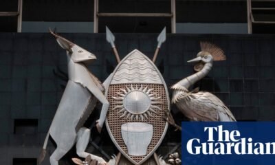 intereses extranjeros — Uganda’s coat of arms. Critics of the proposed protection of sovereignty bill call it the ‘very definition of a coup d’état’. Photograph: Yasuyoshi Chiba/AFP/Getty Images